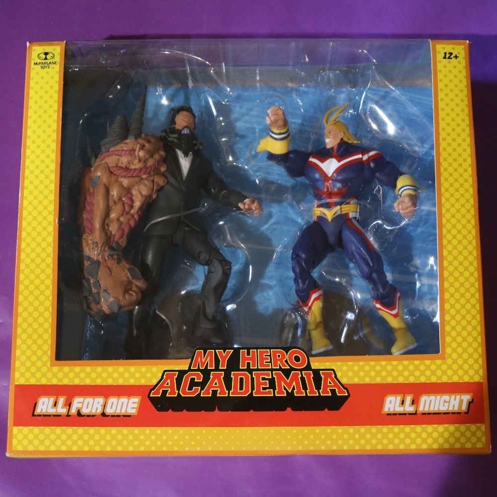 NIB My Hero Academia All for One & All Might Figure Set